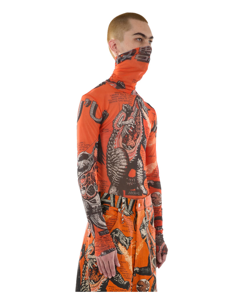 Luu Dan Masked Mesh Top Monsters / Kumquat