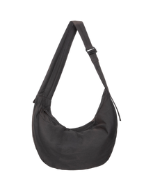 Jiyong Kim Sun-Bleached Draped Shoulder Bag Black