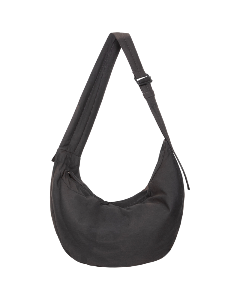 Jiyong Kim Sun-Bleached Draped Shoulder Bag Black