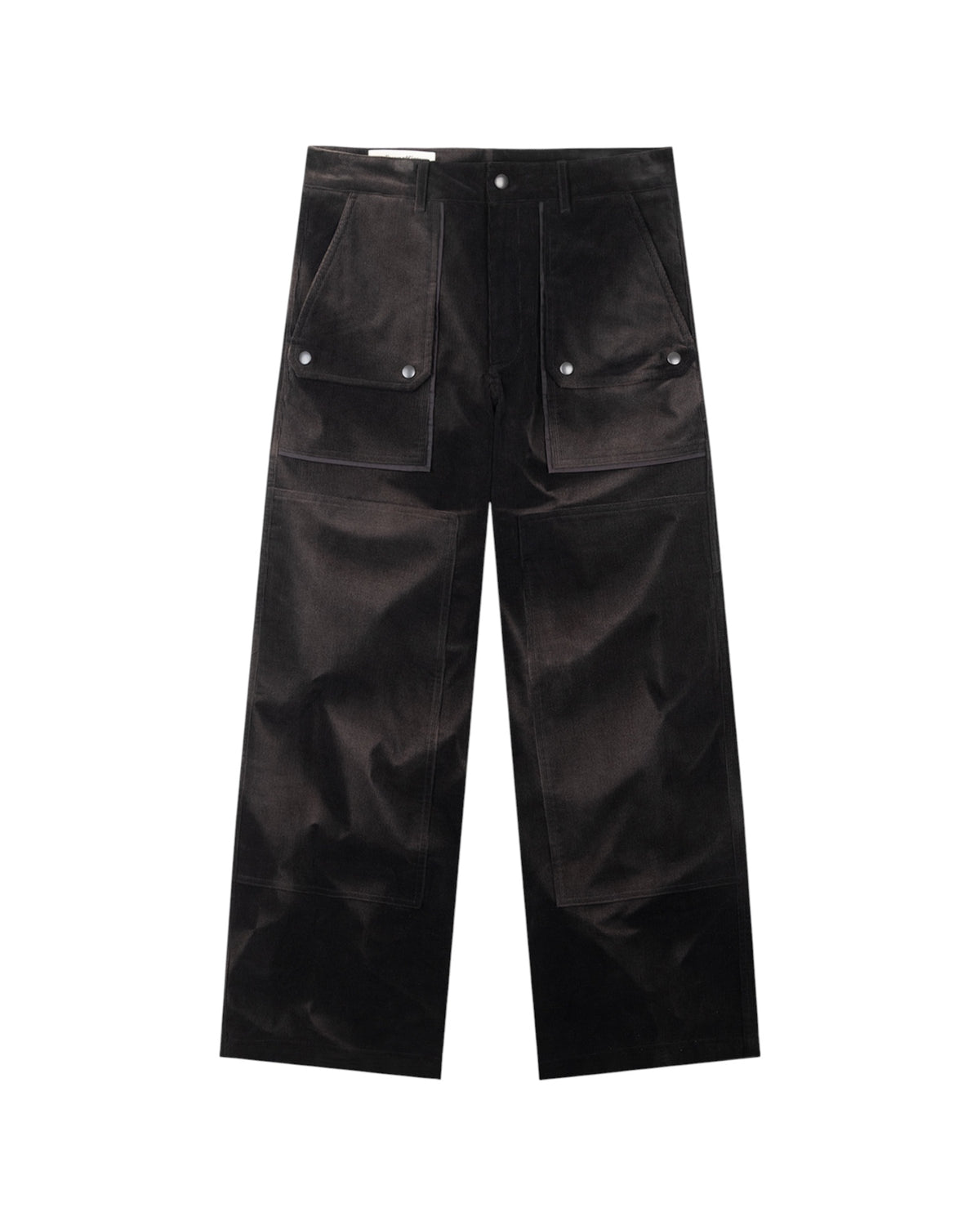 Jiyong Kim Sun-Bleached Double-Knee Trousers Black