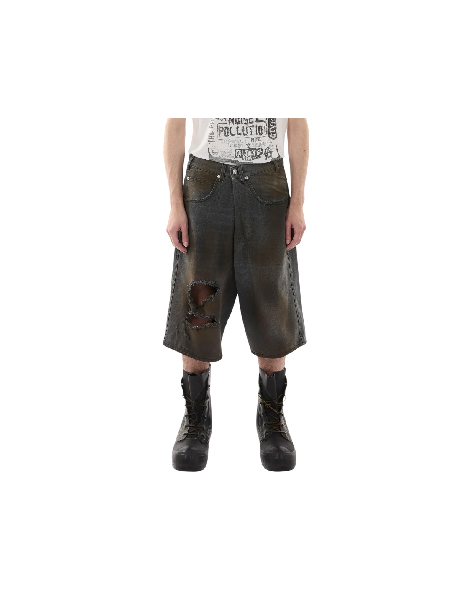 Luu Dan Kriss Kross Shorts Dirty Outcast Grey