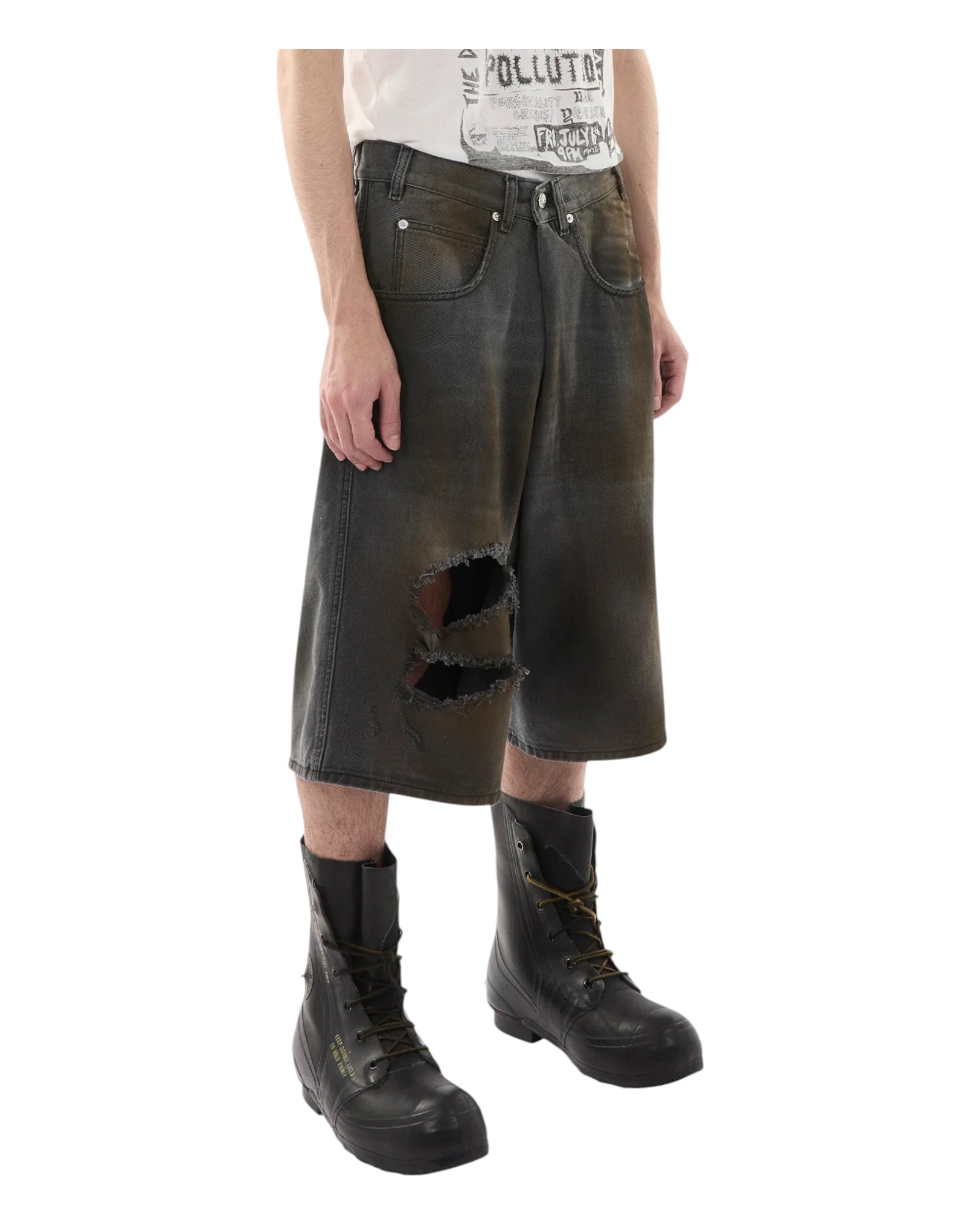 Luu Dan Kriss Kross Shorts Dirty Outcast Grey
