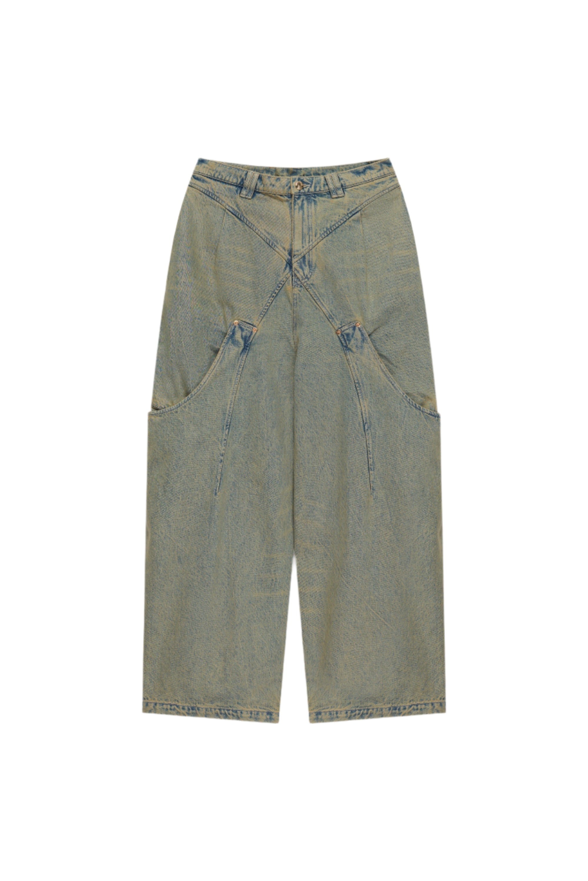 Namesake Billie Bibs Denim Pants Post Indigo