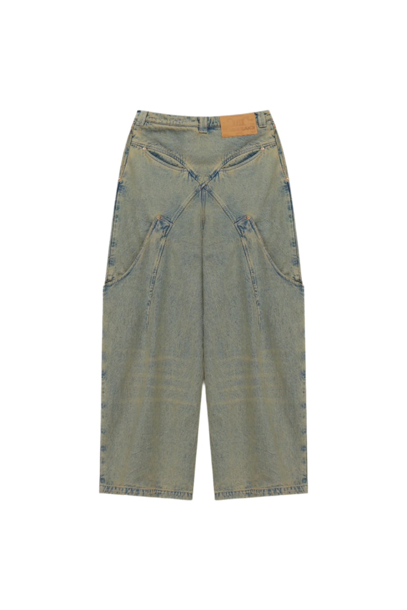 Namesake Billie Bibs Denim Pants Post Indigo