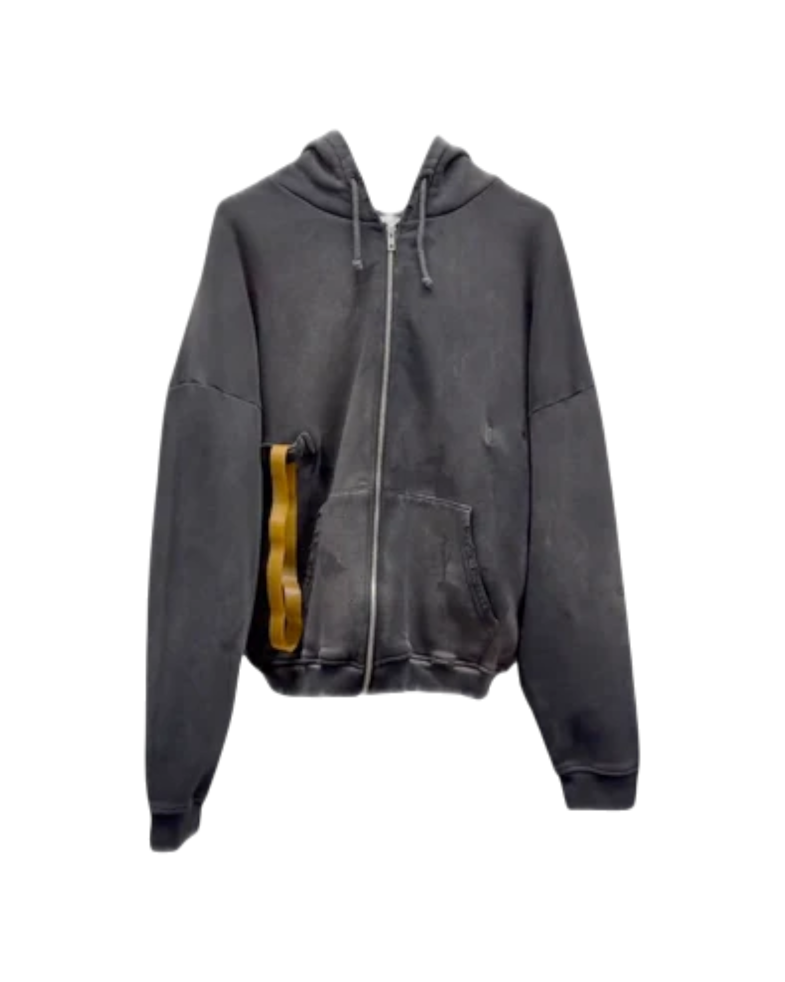 Alexander Digenova Rubber Band Hoodie Intage Black